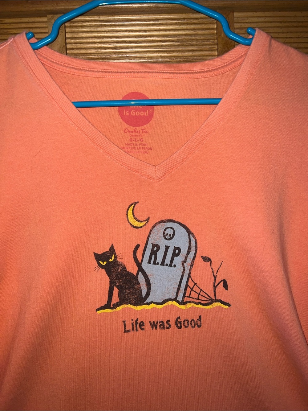 LIFE IS GOOD LS HALLOWEEN TEE